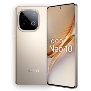 iQOO Neo 10 (Titanium Chrome, 12GB RAM, 256GB Storage) | Snapdragon 8s Gen 4 Processor & SuperComputing Chip Q1 | 7000 mAh Battery | Segment’s Highest 144 FPS Gaming Smartphone