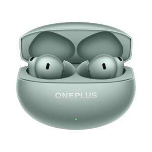 OnePlus Buds 4 TWS Earbuds with Upto 55dB Real-time ANC,Adaptive Mode,Dual Drivers with Dual DACs,3D Audio,Upto 45hrs Music Playback,Dual-Device connectivity,47ms Low Latency[Zen Green]